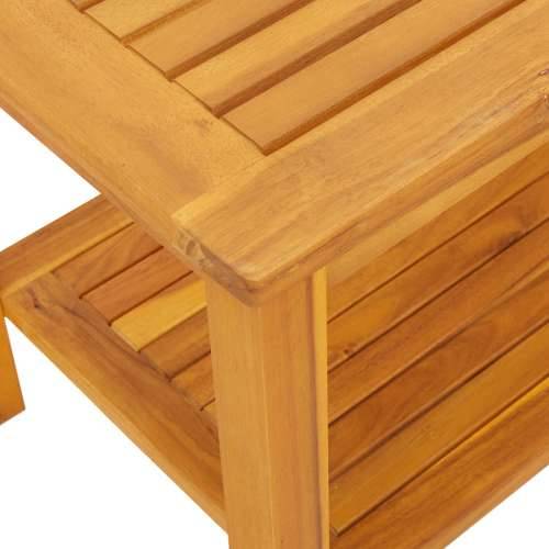 Stolić za kavu 70x40x45 cm od masivnog bagremovog drveta Cijena
