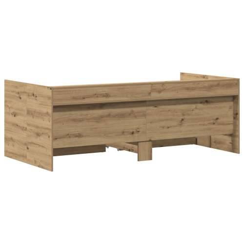 Daybed s ladicama Artisan hrast Konstruirano drvo 90 x 190 cm Cijena