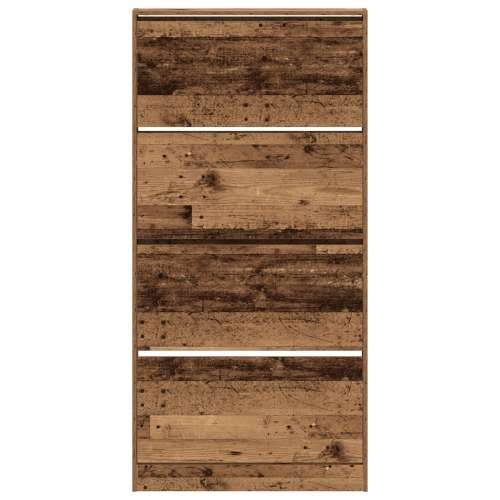 Ormarić za cipele Stari drvo Konstruirano drvo 80 x 21 x 163.5 cm Cijena