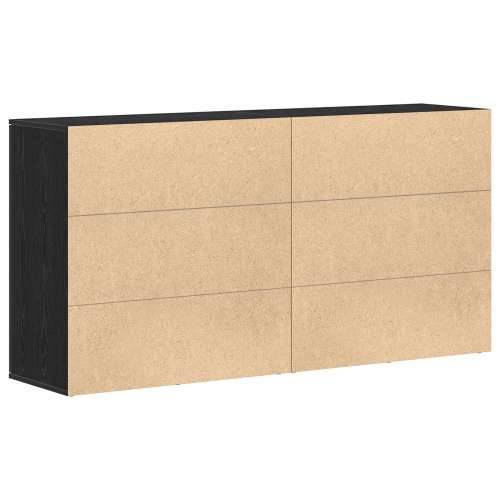 Komode 2 kom Crni Hrast 79x38x80 cm Konstruirano drvo Cijena