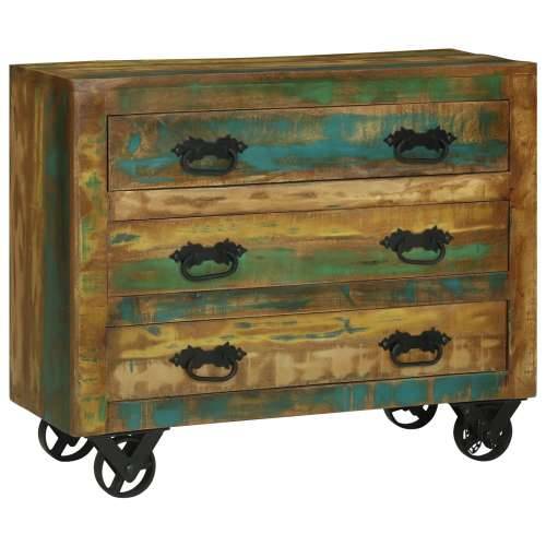 Konzola s 3 ladice 80x30x65 cm Čvrsto obnovljeno drvo Cijena