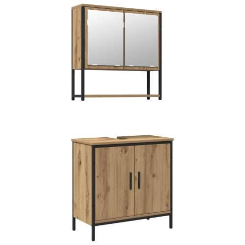 Set namještaja za kupaonicu od 2 komada Artisan Oak konstruirano drvo Cijena