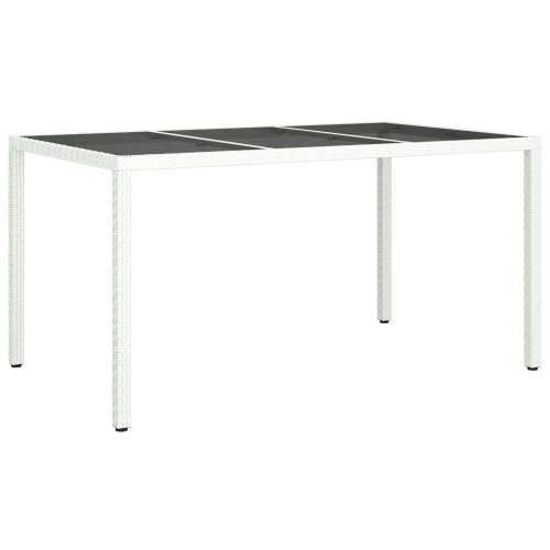 Vrtni stol Bijela 150x90x75 cm Poli Ratan Cijena