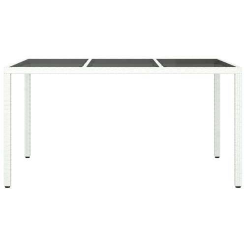 Vrtni stol Bijela 150x90x75 cm Poli Ratan Cijena