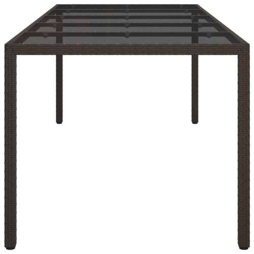 stol za objedovanje u vrtu Smeđa 250x100x75 cm Poliratan Cijena