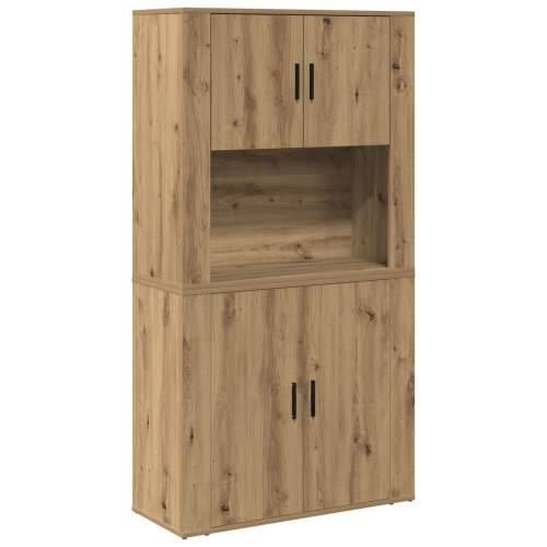 Visoki ormarić Artisan hrast 80x33x150 cm Konstruirano drvo Cijena
