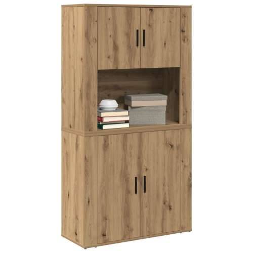 Visoki ormarić Artisan hrast 80x33x150 cm Konstruirano drvo Cijena