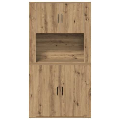 Visoki ormarić Artisan hrast 80x33x150 cm Konstruirano drvo Cijena