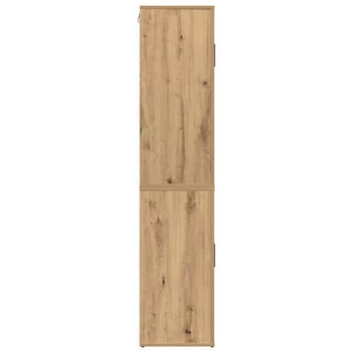 Visoki ormarić Artisan hrast 80x33x150 cm Konstruirano drvo Cijena