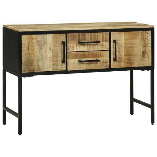Sideboard 100x35x70 cm Čvrsto drvo grubog manga Cijena