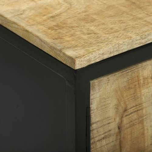 Sideboard 100x35x70 cm Čvrsto drvo grubog manga Cijena
