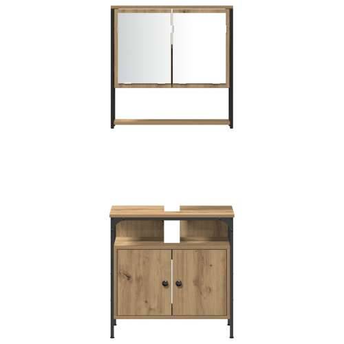 Set 3 komada kupaonskog namještaja od hrastovine Cijena