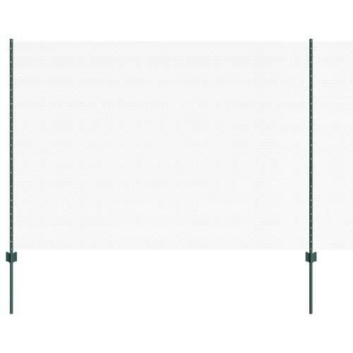 Set traka za ograde 11 kom U-kanal Zelena 160 cm Čelik, Šesterokutna ograda Zelena 1.6x25 m Čelik Cijena