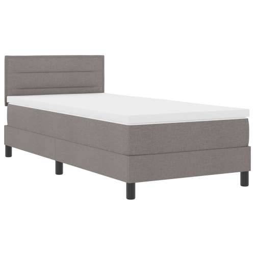 Krevet s podnicom i madracem taupe 90x200 cm tkanina Cijena