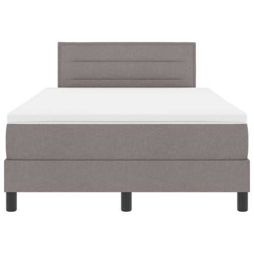 Krevet s kutijom s madracem Taupe 120x200 cm Tkanina Cijena