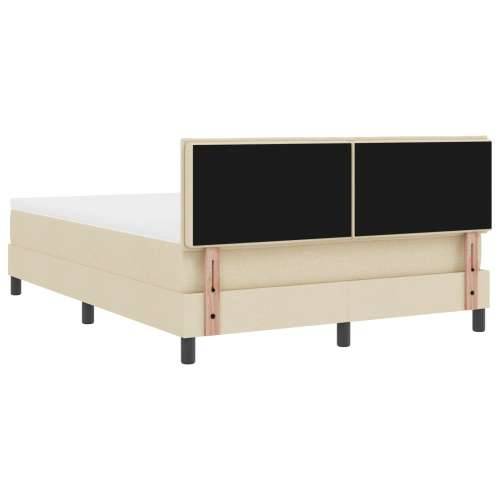 Krevet sa Box Springom s Madracem Bež 140x200 cm Tkanina Cijena