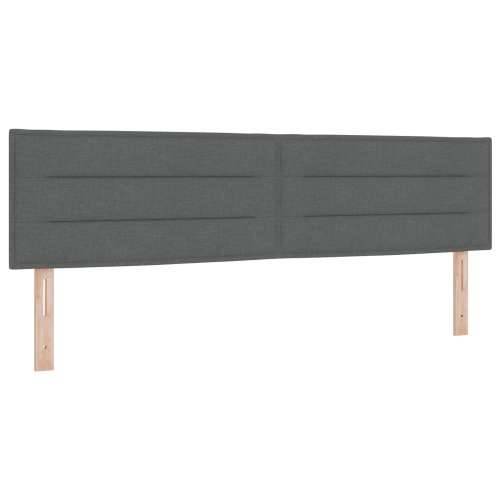 Box Spring Krevet s Madracem Tamnosiva 180x200 cm Tkanina Cijena