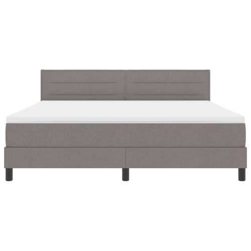 Krevet s podizačem i madracem taupe 180x200 cm tkanina Cijena