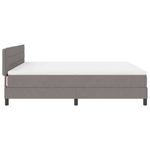 Krevet s podizačem i madracem taupe 180x200 cm tkanina Cijena