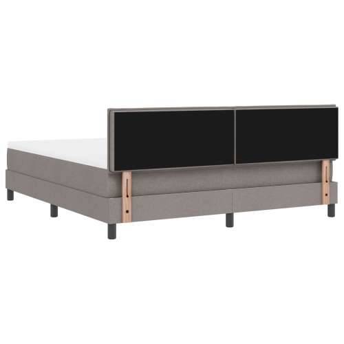 Krevet s podizačem i madracem taupe 180x200 cm tkanina Cijena