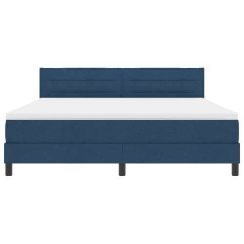 Box Spring Krevet s Madracem Plavi 180x200 cm Tkanina Cijena