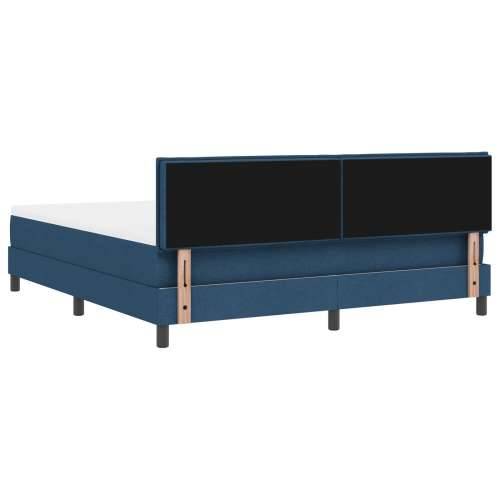 Box Spring Krevet s Madracem Plavi 180x200 cm Tkanina Cijena