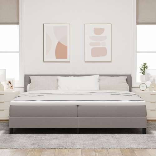Box Spring Krevet s Madracem Taupe 200x200 cm Tkanina Cijena