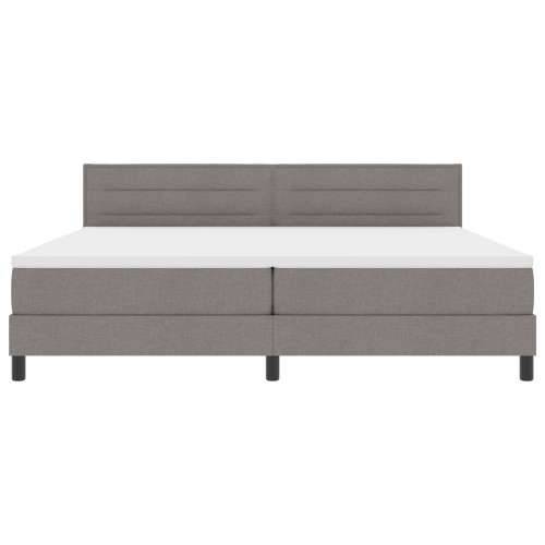 Box Spring Krevet s Madracem Taupe 200x200 cm Tkanina Cijena