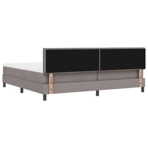 Box Spring Krevet s Madracem Taupe 200x200 cm Tkanina Cijena