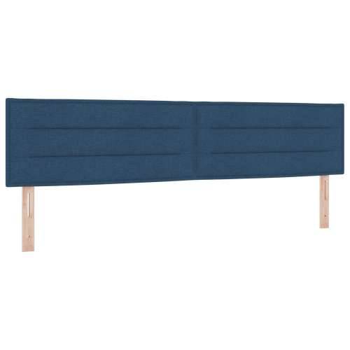 Box Spring krevet s madracem plavi 200x200 cm tkanina Cijena