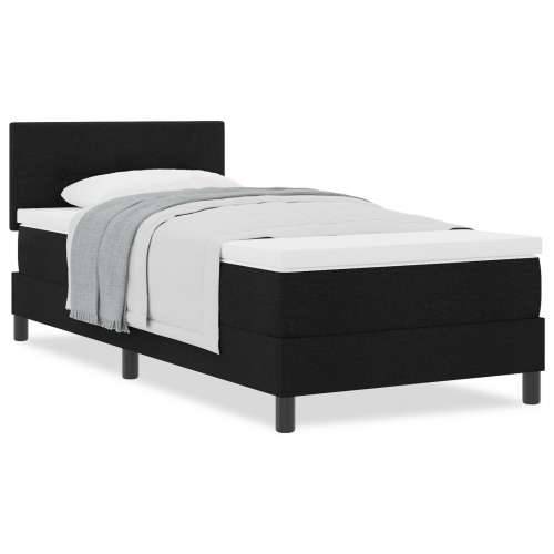 Krevet s madracem Crn 90x190 cm Tekstil Cijena