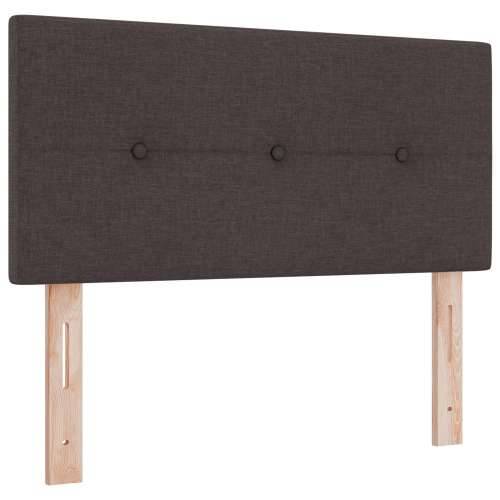Box Spring Krevet s Dušekom Tamnosmeđi 90x200 cm Tkanina Cijena