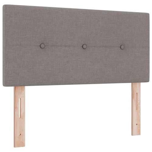 Box Spring Krevet s Madracem Taupe 100x200 cm Tkanina Cijena