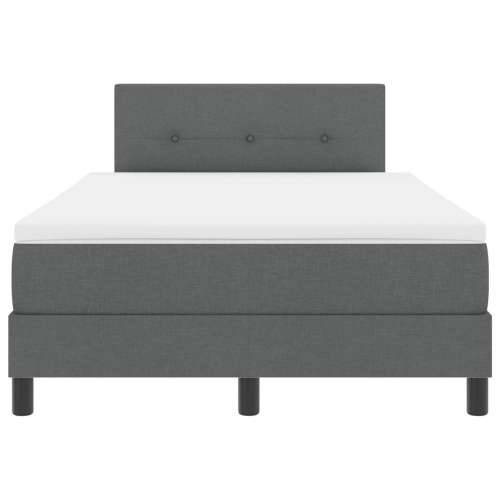 Box Spring krevet s madracem Tamno siva 120x190 cm Tkanina Cijena