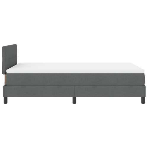 Box Spring krevet s madracem Tamno siva 120x190 cm Tkanina Cijena
