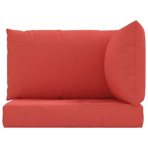 Jastuci za sofu od paleta 3 kom crveni od tkanine - Crvena 1 kutna sofa Cijena