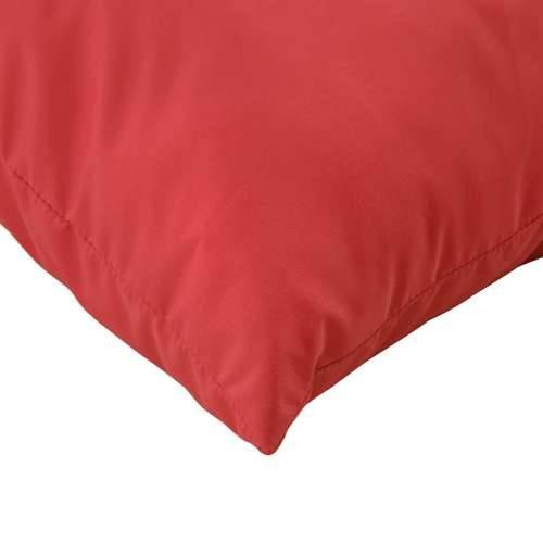 Jastuci za sofu od paleta 3 kom crveni od tkanine - Crvena 1 kutna sofa Cijena