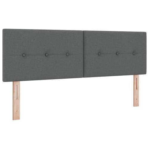 Krevet s box springom s madracem tamno sivi 140x190 cm tkanina Cijena