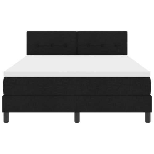 Box Spring Krevet s Madracem Crni 160x200 cm Tkanina Cijena