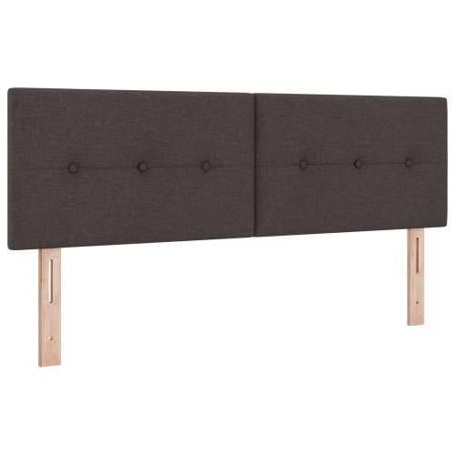 Box Spring krevet s madracem Tamnosmeđi 160x200 cm Tkanina Cijena
