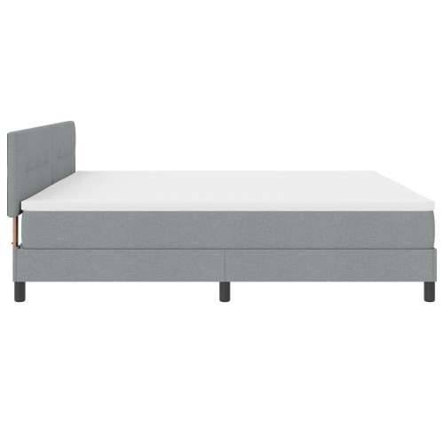 Krevet s podlogom s madracem svijetlosiv 200x200 cm tkanina Cijena