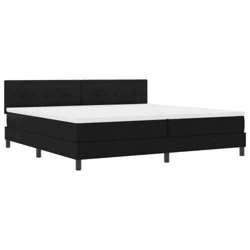Box Spring Krevet s Madracem Crni 200x200 cm Tkanina Cijena