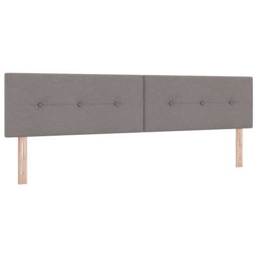 krevet s box springom s madracem taupe 200x200 cm tkanina Cijena