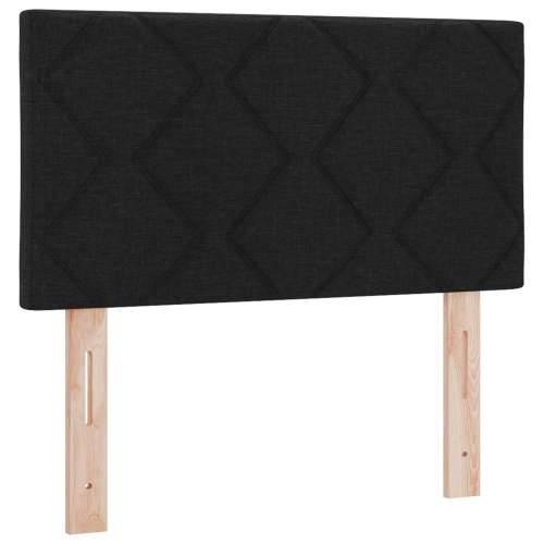 Box Spring krevet s madracem crni 80x200 cm tkanina Cijena