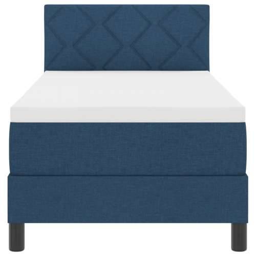 Box Spring Krevet s Madracem Plavi 80x200 cm Tkanina Cijena