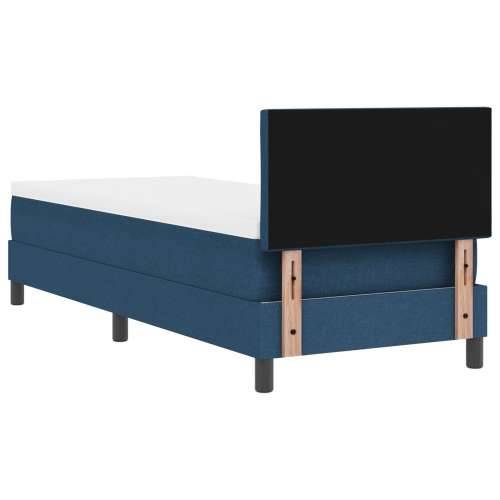 Box Spring Krevet s Madracem Plavi 80x200 cm Tkanina Cijena