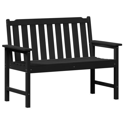 vrtna klupa Crna 120 cm HDPE Cijena