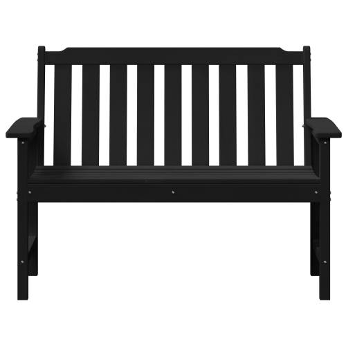 vrtna klupa Crna 120 cm HDPE Cijena
