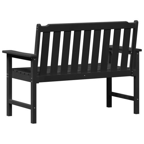 vrtna klupa Crna 120 cm HDPE Cijena