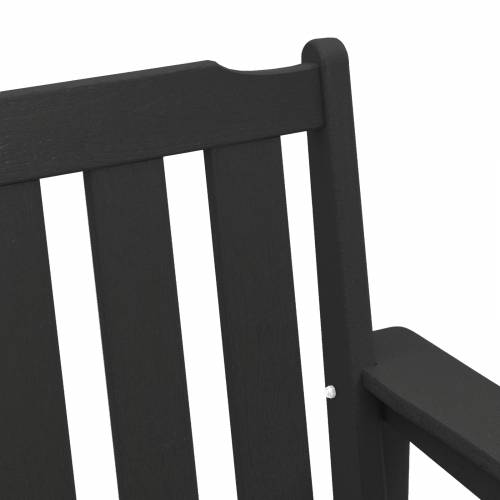vrtna klupa Crna 120 cm HDPE Cijena
